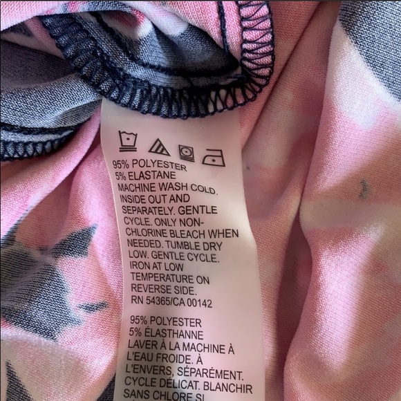 🍒 TANJAY Floral Dress…Navy w/ Pink Floral … NWT!!! - Picture 8 of 8